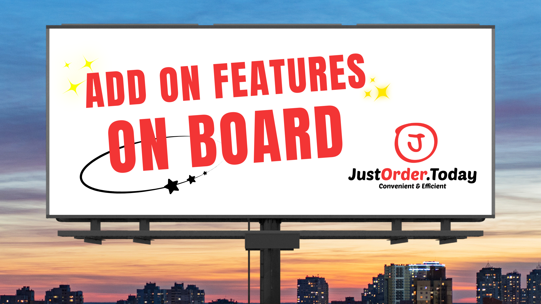JustOrder.Today 全新 Add-On 功能上线！
